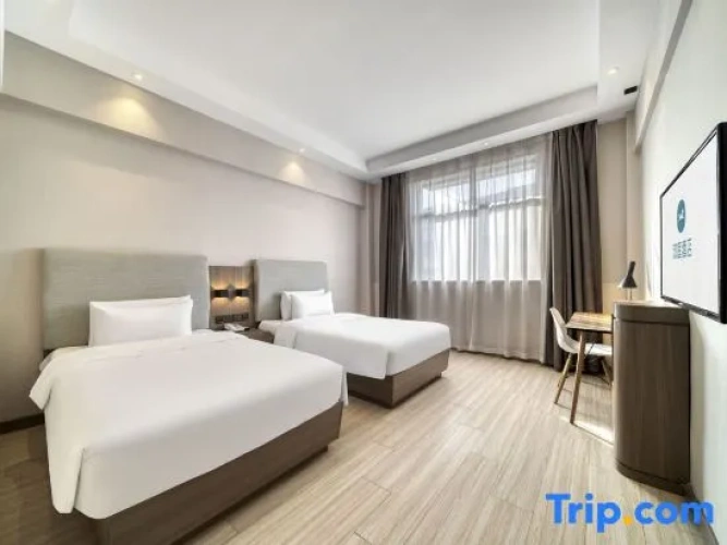 Standard Twin room with street view