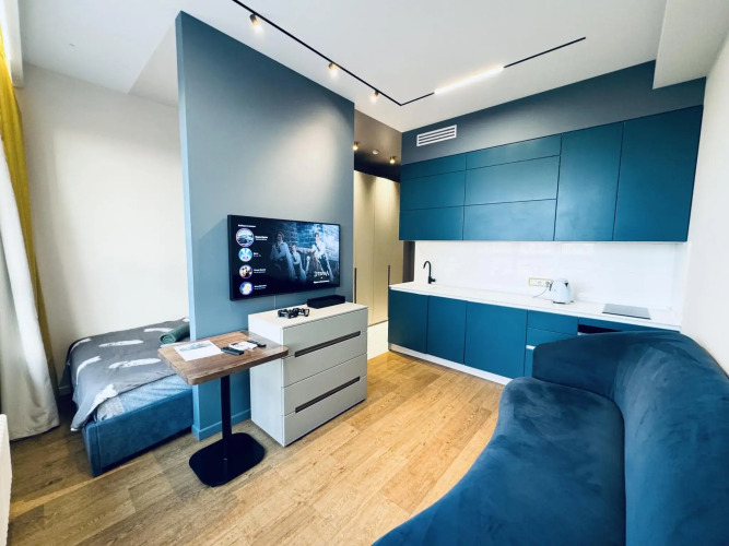 Фотография номера квартиры Apartament Сity (Апартамент Сити) на набережной Шелепехинская