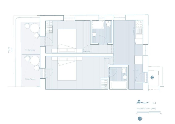 2 Bedrooms Apartment