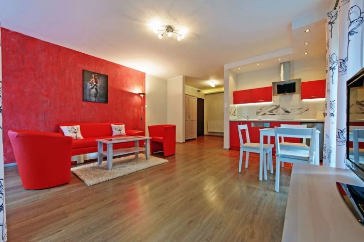 Studio with balcony