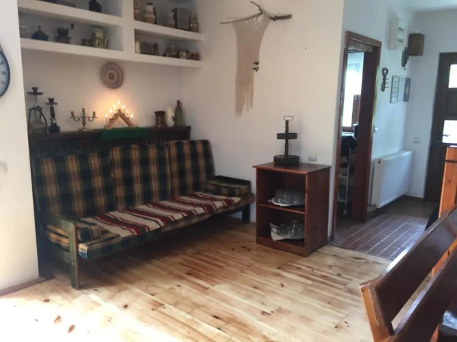 Bran White Clouds House Transylvania