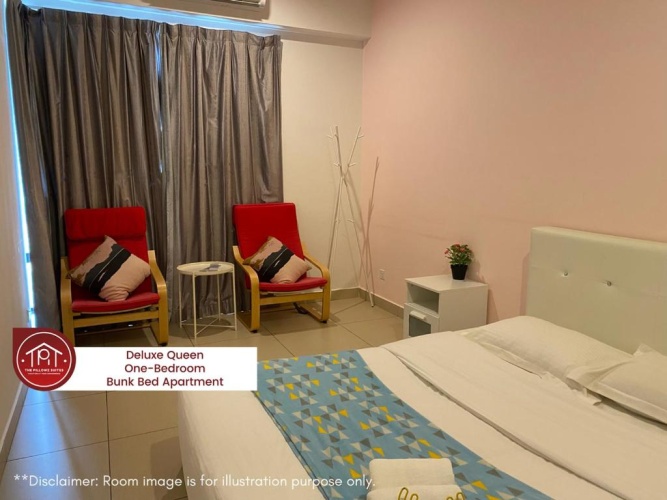 1 Bedroom Deluxe Double Apartment with balcony