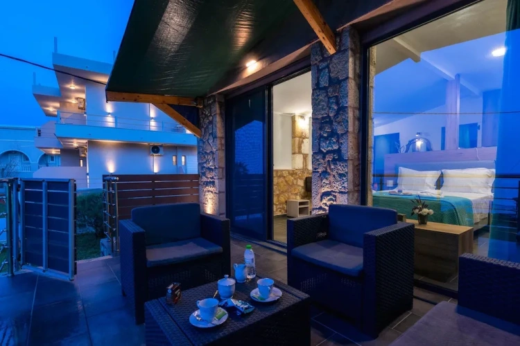 Superior Triple Studio with balcony and with sea view