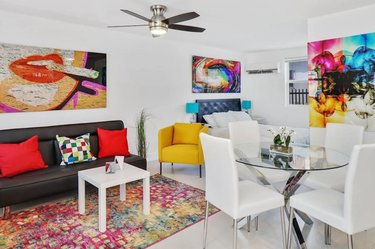 Colorful Studio in Wynwood by Sonder