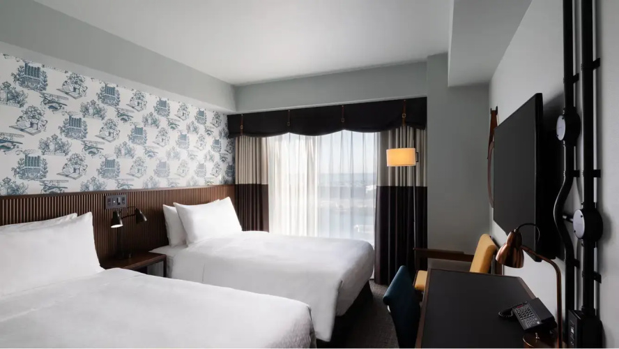 Standard Twin room with ocean view