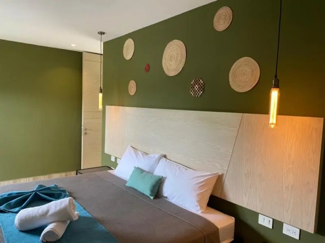 Standard Double room with balcony and with pool view