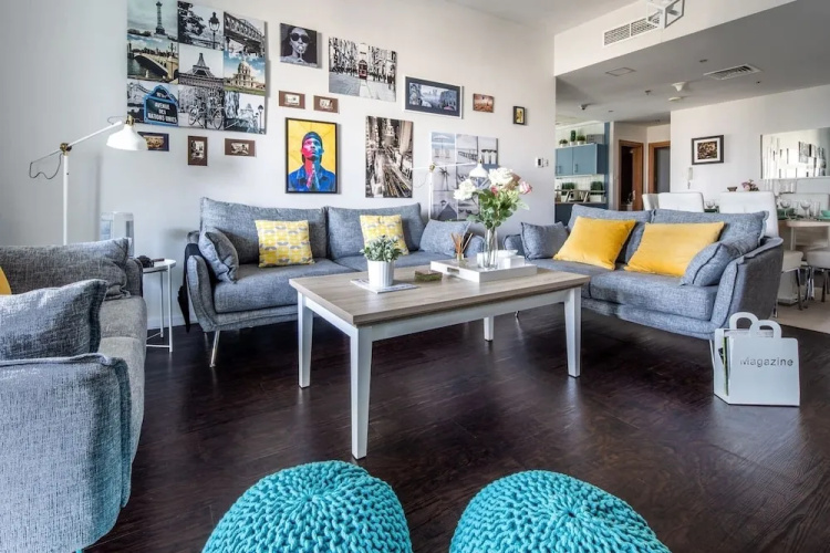 Unique & Contemporary 2BR in Dubai Marina!