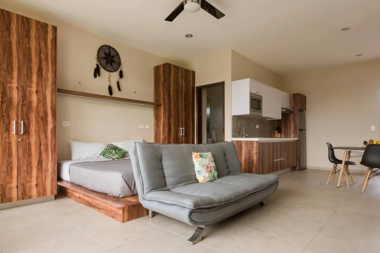 Amazing Studio With Private Pool Gym & Temazcal