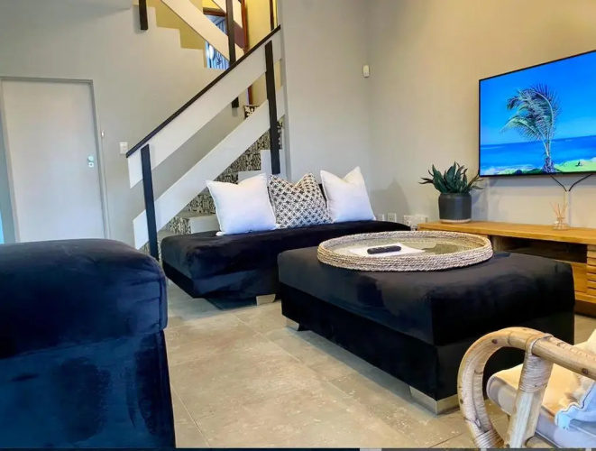 Beach front, two story condo