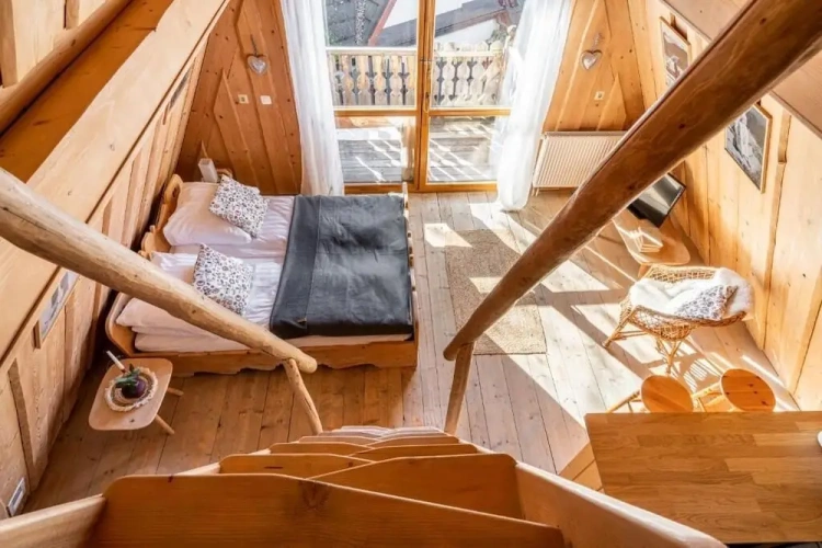 Deluxe Double room with balcony and with mountain view