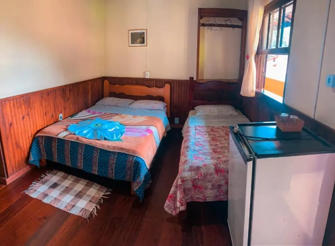 Standard Quadruple room with balcony and with view