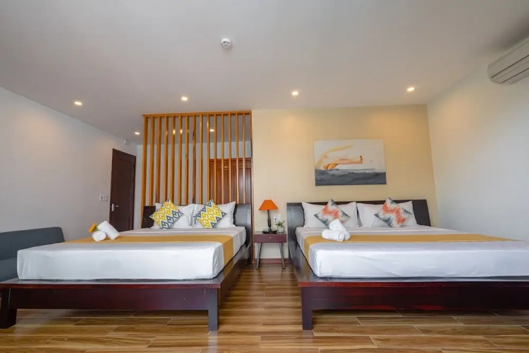 Standard Family room with balcony and with pool view