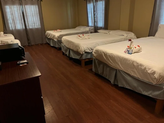 1 Bedroom Standard Double Family room with balcony and with city view