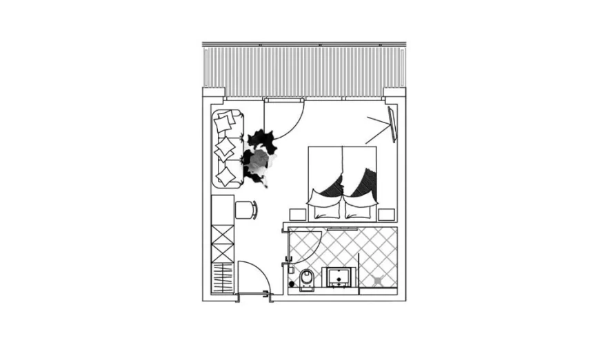 Comfort Double room with balcony and with view