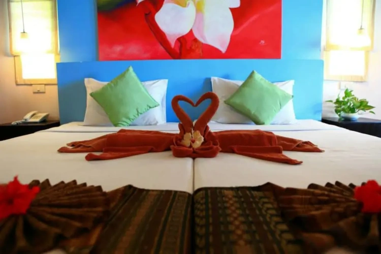 Superior room with balcony and with sea view