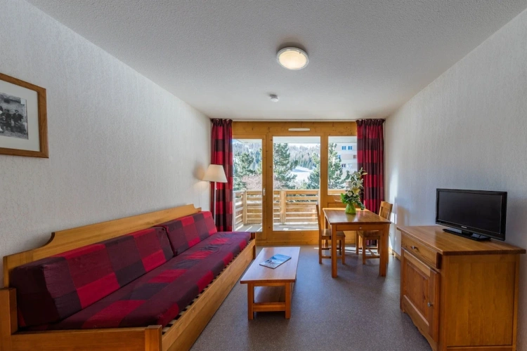 Studio with balcony