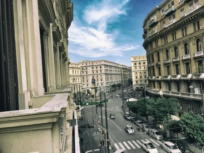 Family Suite with balcony and with city view