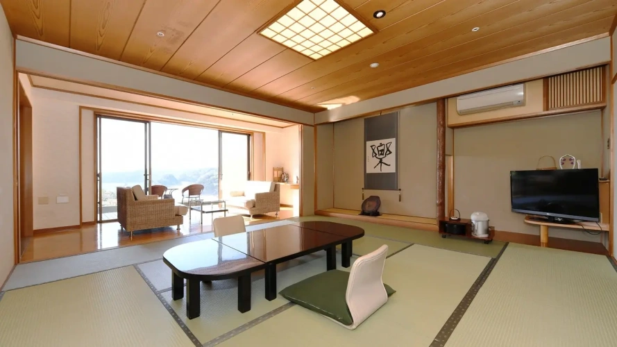 Special with open-air bath room