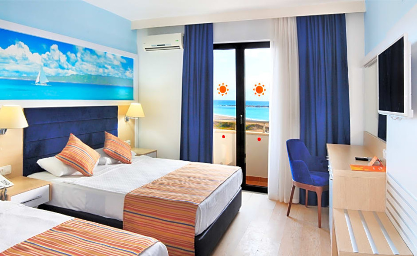 Standard room with sea view