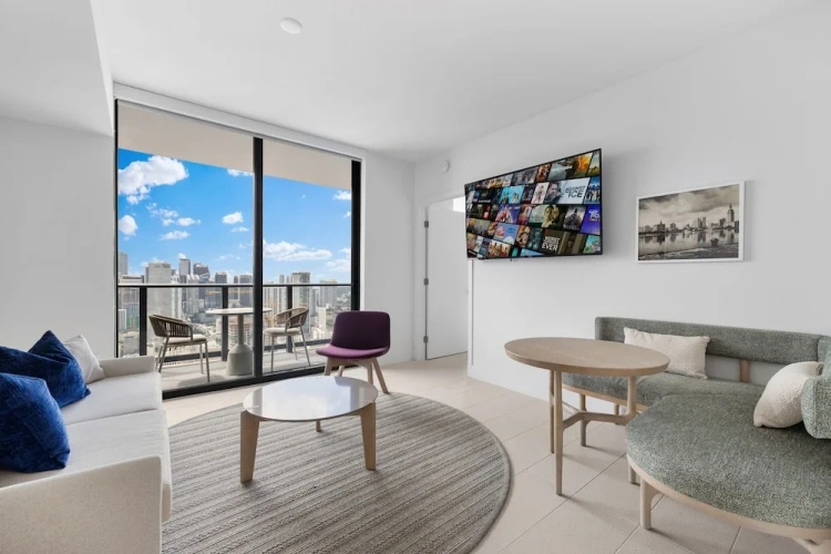 Luxury Double Apartment with balcony and with city view