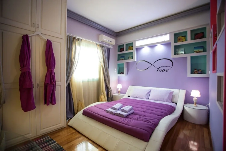 Family Apartment with balcony and with sea view