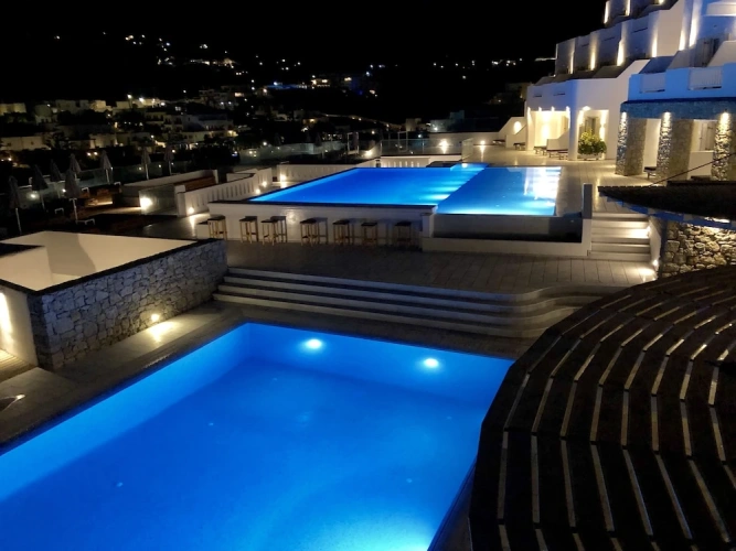 1 Bedroom Deluxe Quadruple room with sea view