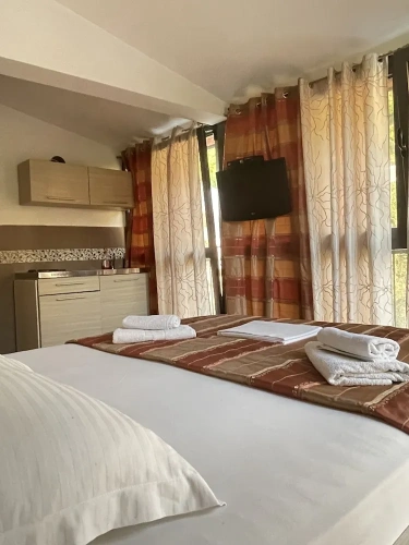 Standard Double room with balcony and with partial sea view