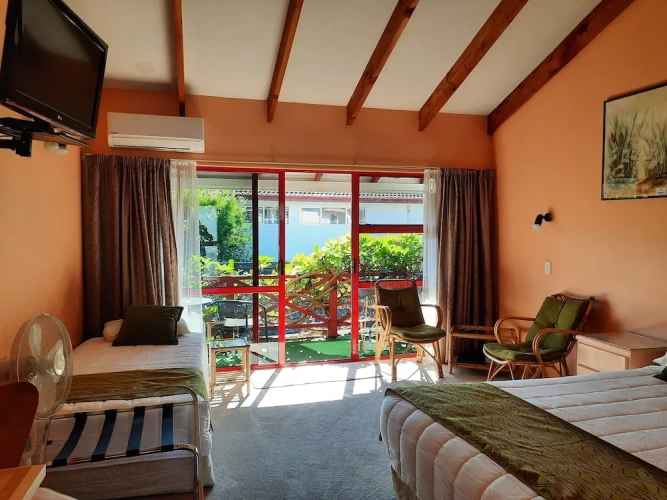 Studio with balcony