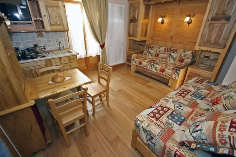 Studio with balcony