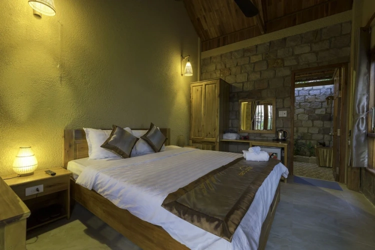 Standard Double room with balcony and with garden view