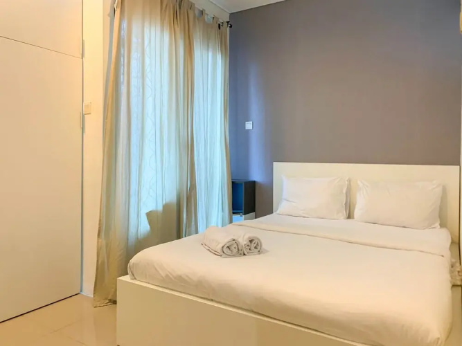 2Br Apartment With Queen Bed (Single Bed X2) At Gp Plaza
