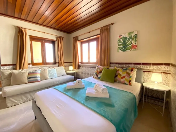 Studio with balcony and with sea view