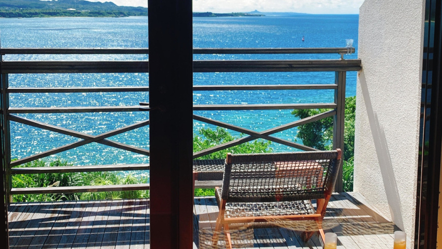 Standard Twin room with balcony and with ocean view