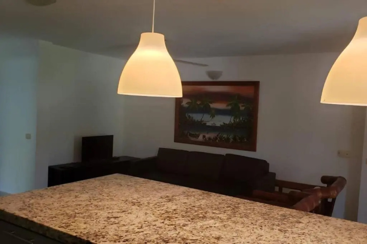Garden view apartment on Las Ballenas beach