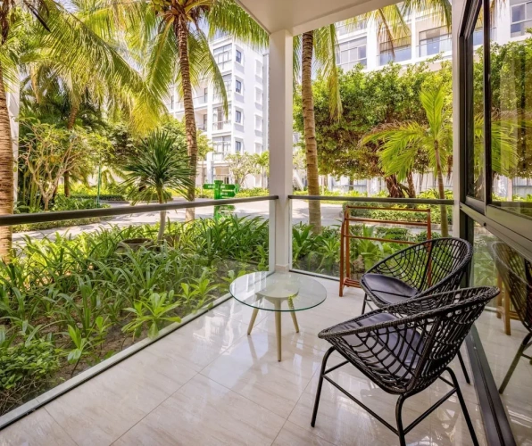 Standard Double room with balcony and with garden view