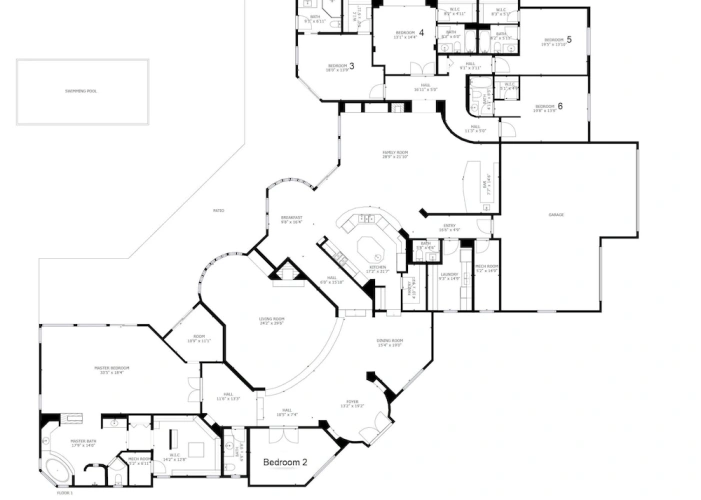 6 Bedrooms Villa