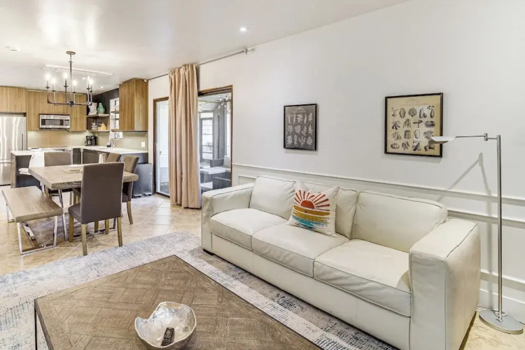 1 Block to Beach & Eats: Modern Indialantic Apt