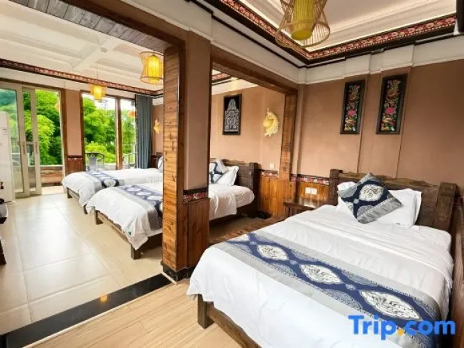 Standard Triple room with balcony and with river view