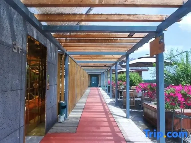 Outside