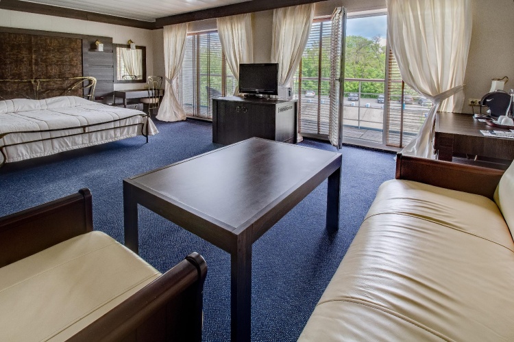 Deluxe Double room with balcony and with river view