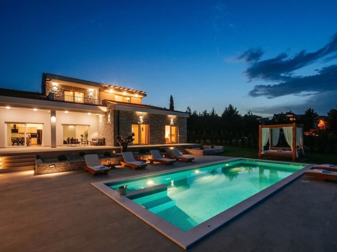 Villa with balcony