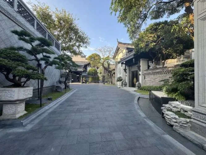 Outside