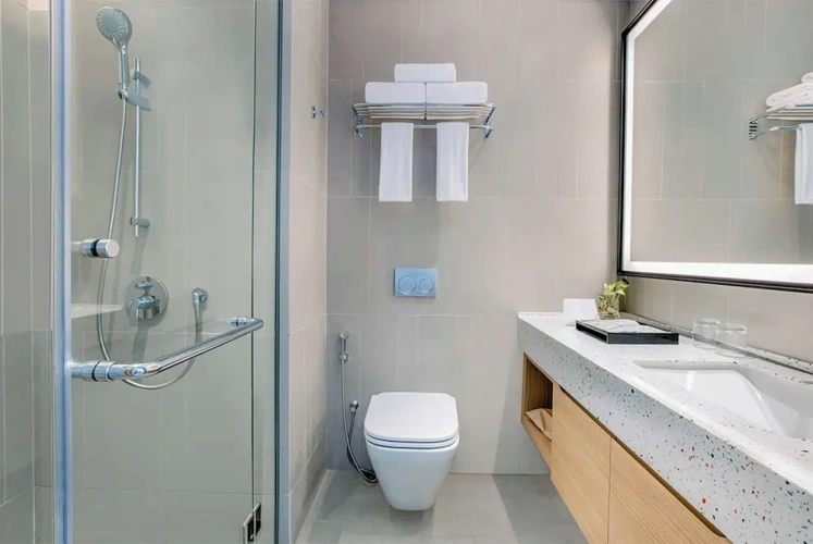 Standard Twin room with balcony and with garden view
