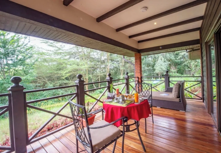 Deluxe Double Cottage with balcony and with mountain view