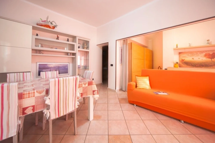 Double Apartment with balcony and with courtyard view