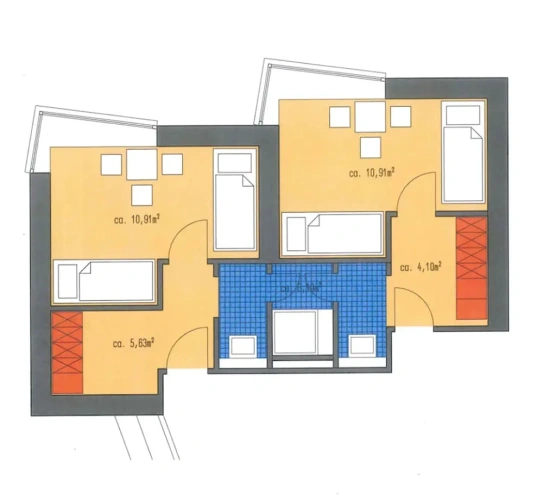 Standard Quadruple room