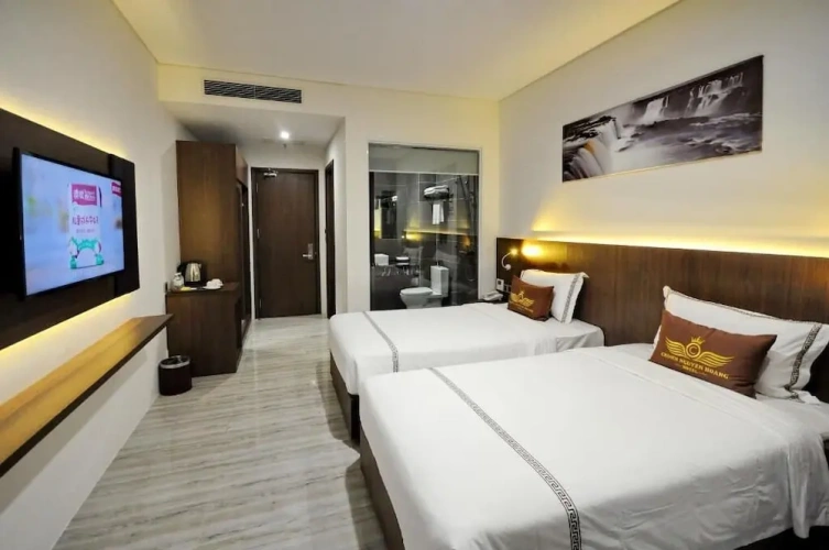 Superior Double room with balcony and with pool view