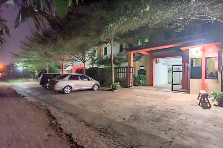 Outside