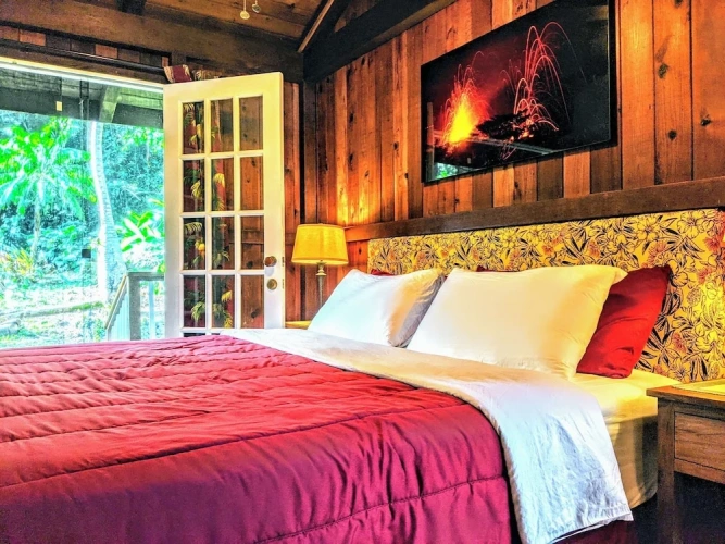 Deluxe Double room with balcony and with garden view