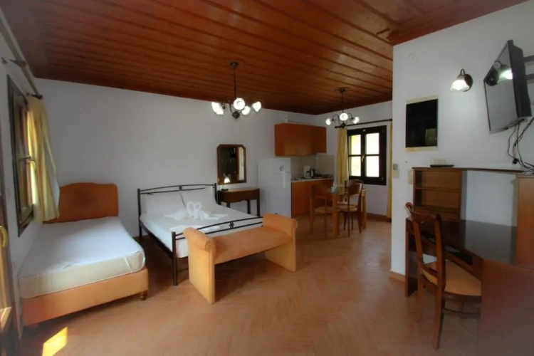 Studio with balcony
